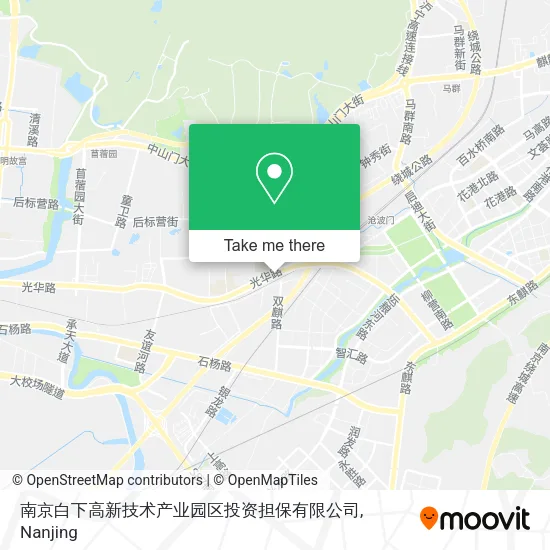 南京白下高新技术产业园区投资担保有限公司 map
