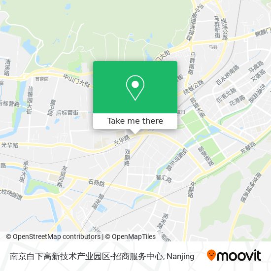 南京白下高新技术产业园区-招商服务中心 map