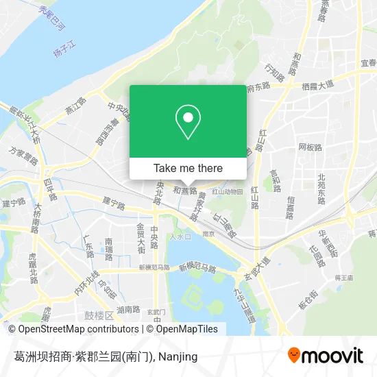 葛洲坝招商·紫郡兰园(南门) map