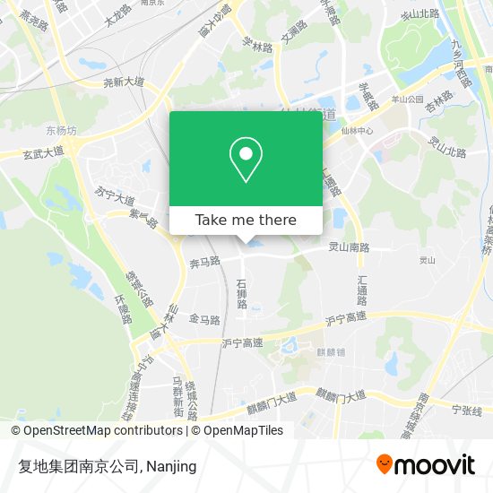 复地集团南京公司 map