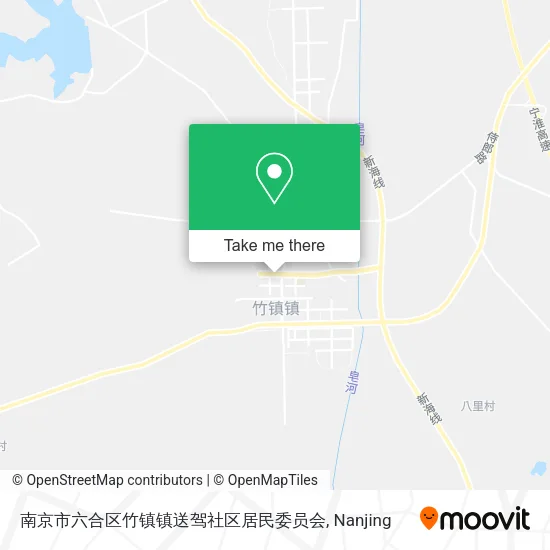 南京市六合区竹镇镇送驾社区居民委员会 map
