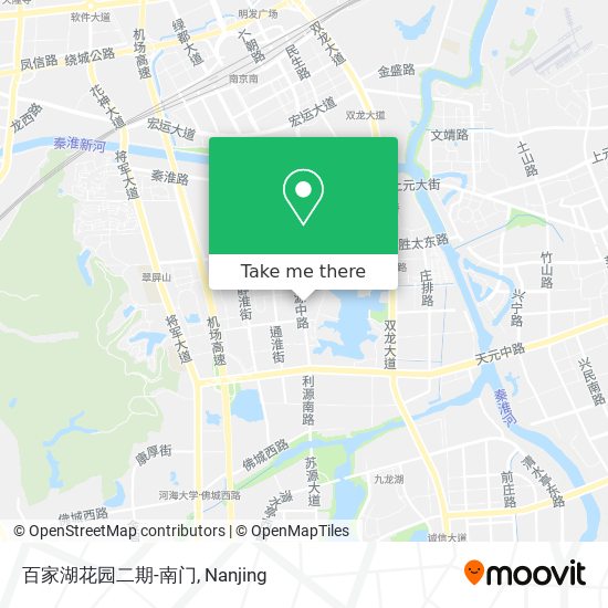 百家湖花园二期-南门 map