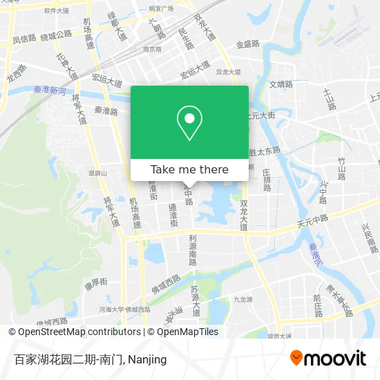 百家湖花园二期-南门 map