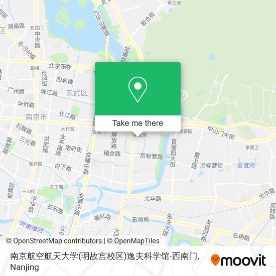 南京航空航天大学(明故宫校区)逸夫科学馆-西南门 map