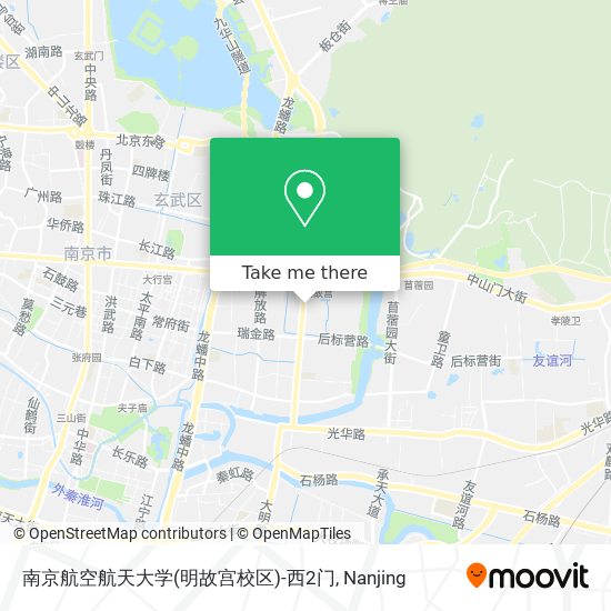 南京航空航天大学(明故宫校区)-西2门 map