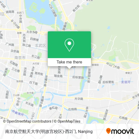南京航空航天大学(明故宫校区)-西2门 map