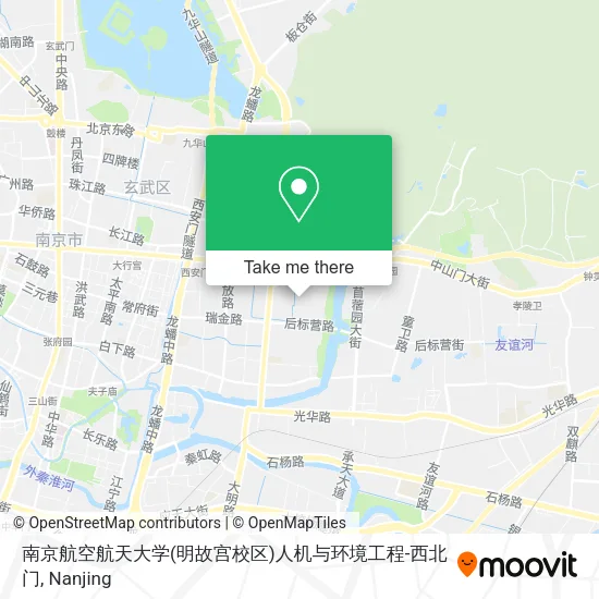 南京航空航天大学(明故宫校区)人机与环境工程-西北门 map