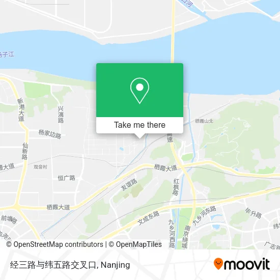 经三路与纬五路交叉口 map