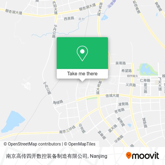 南京高传四开数控装备制造有限公司 map