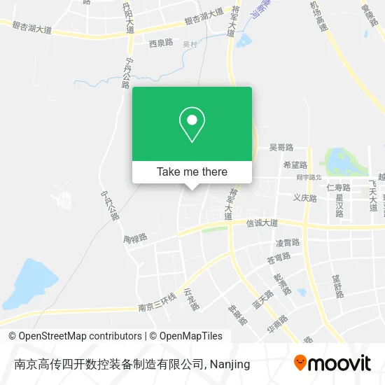 南京高传四开数控装备制造有限公司 map