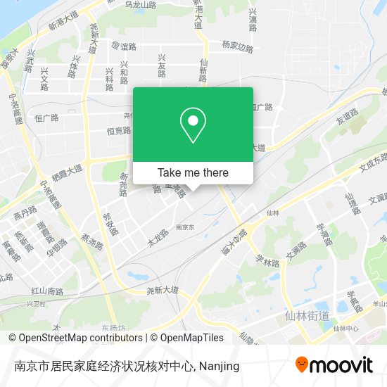 南京市居民家庭经济状况核对中心 map