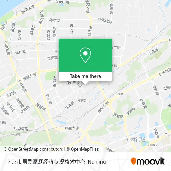 南京市居民家庭经济状况核对中心 map