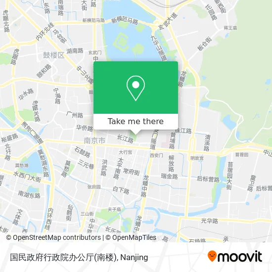国民政府行政院办公厅(南楼) map