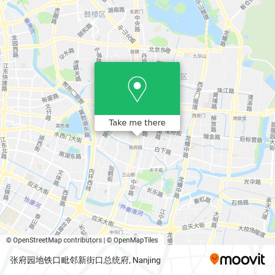 张府园地铁口毗邻新街口总统府 map