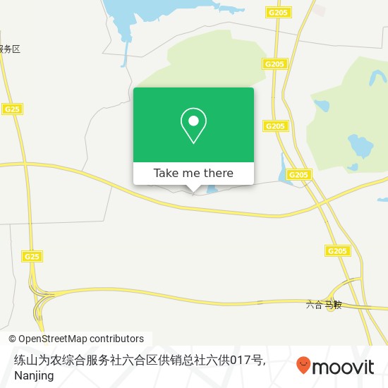 练山为农综合服务社六合区供销总社六供017号 map