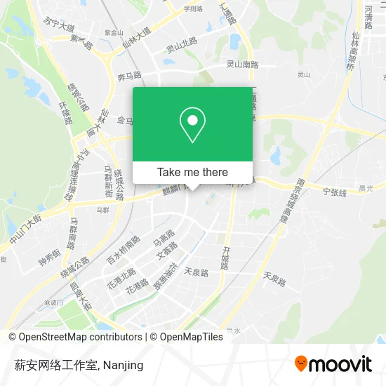 薪安网络工作室 map