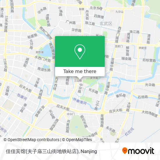 佳佳宾馆(夫子庙三山街地铁站店) map