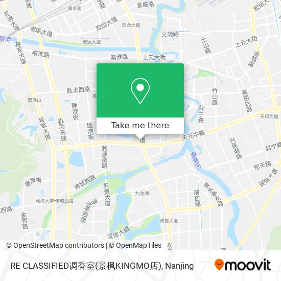 RE CLASSIFIED调香室(景枫KINGMO店) map
