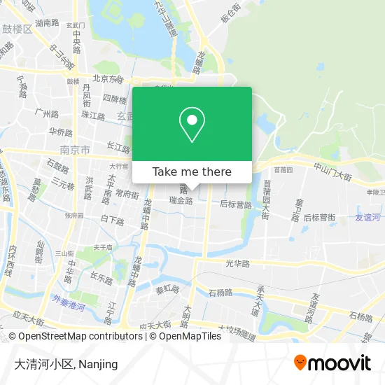 大清河小区 map