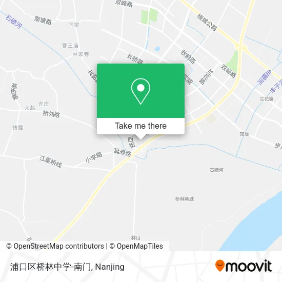 浦口区桥林中学-南门 map