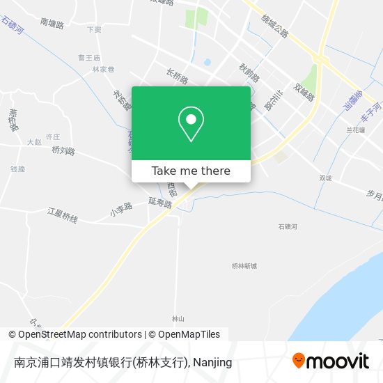 南京浦口靖发村镇银行(桥林支行) map