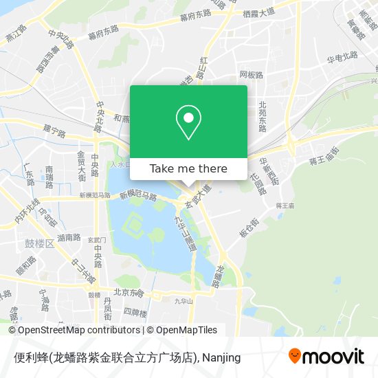 便利蜂(龙蟠路紫金联合立方广场店) map