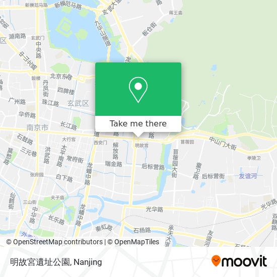 明故宮遺址公園 map