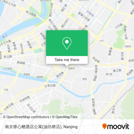 南京驿心栖酒店公寓(油坊桥店) map