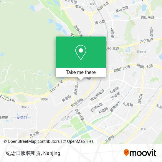 纪念日服装租赁 map