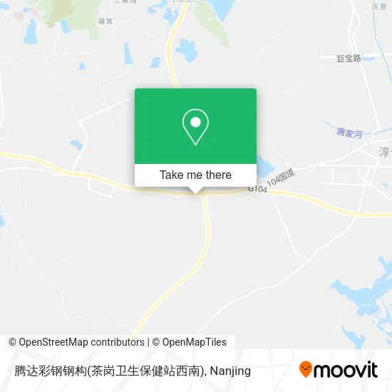 腾达彩钢钢构(茶岗卫生保健站西南) map