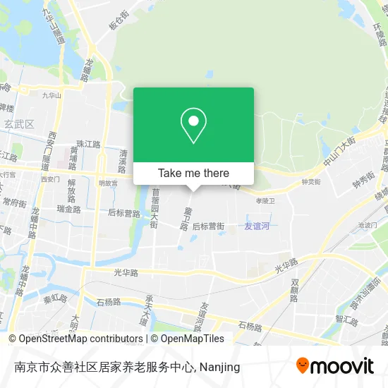 南京市众善社区居家养老服务中心 map