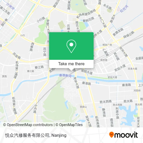 悦众汽修服务有限公司 map
