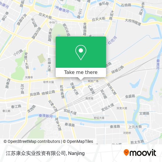 江苏康众实业投资有限公司 map