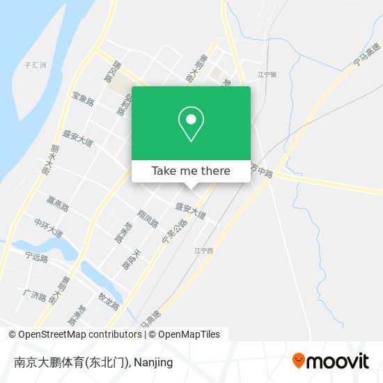 南京大鹏体育(东北门) map