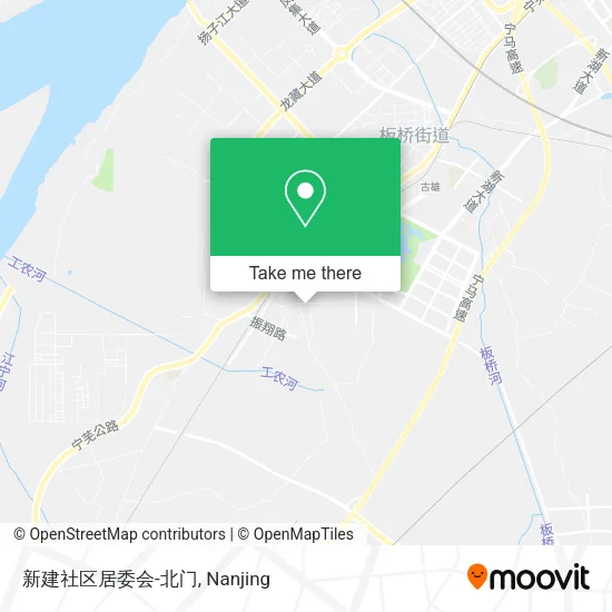 新建社区居委会-北门 map