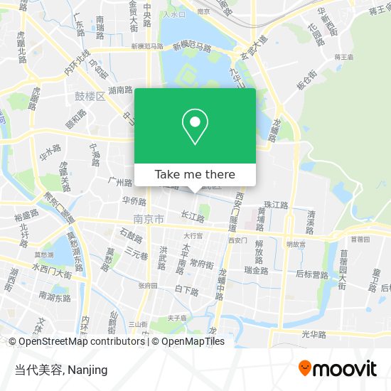 当代美容 map