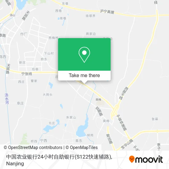 中国农业银行24小时自助银行(S122快速辅路) map