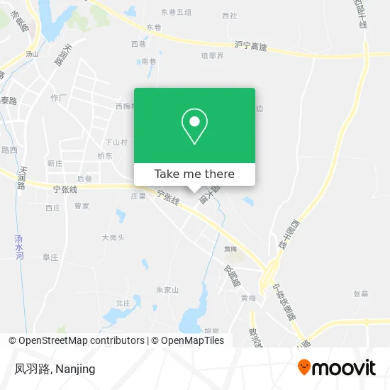 凤羽路 map