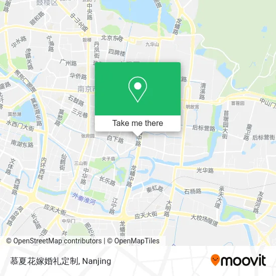慕夏花嫁婚礼定制 map