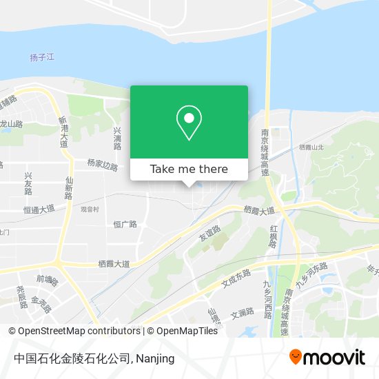 中国石化金陵石化公司 map