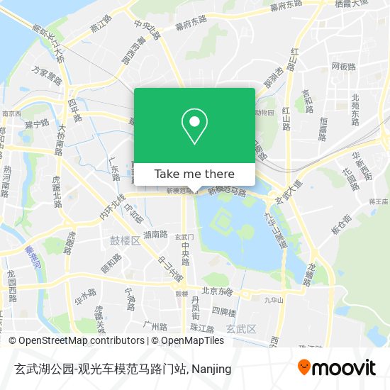 玄武湖公园-观光车模范马路门站 map
