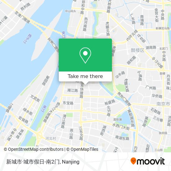 新城市·城市假日-南2门 map