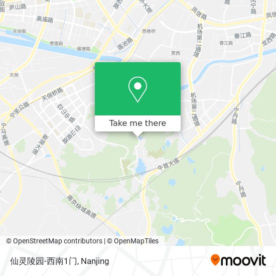 仙灵陵园-西南1门 map