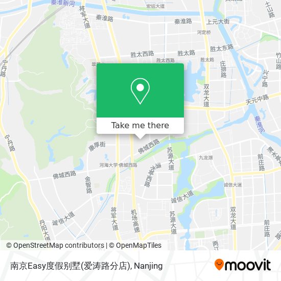 南京Easy度假别墅(爱涛路分店) map