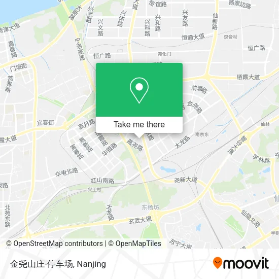 金尧山庄-停车场 map
