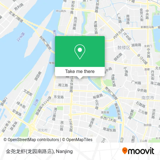 金尧龙虾(龙园南路店) map