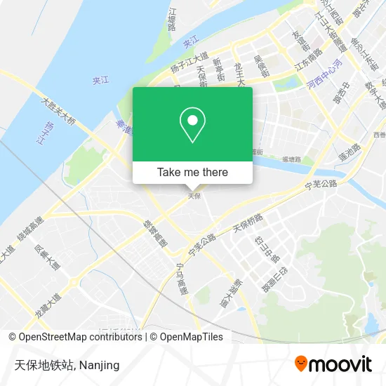 天保地铁站 map