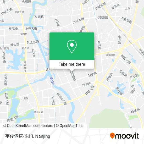 宇俊酒店-东门 map