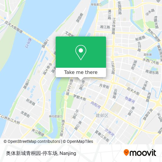 奥体新城青桐园-停车场 map