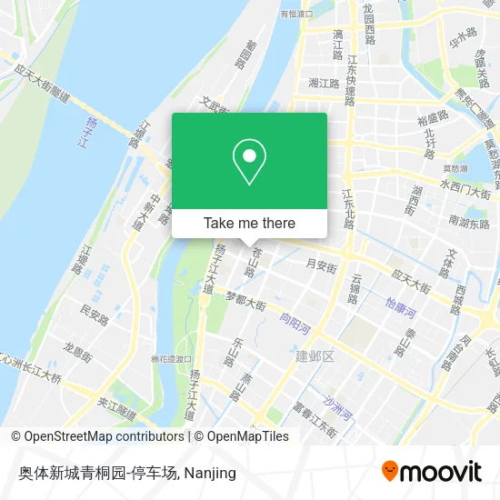 奥体新城青桐园-停车场 map